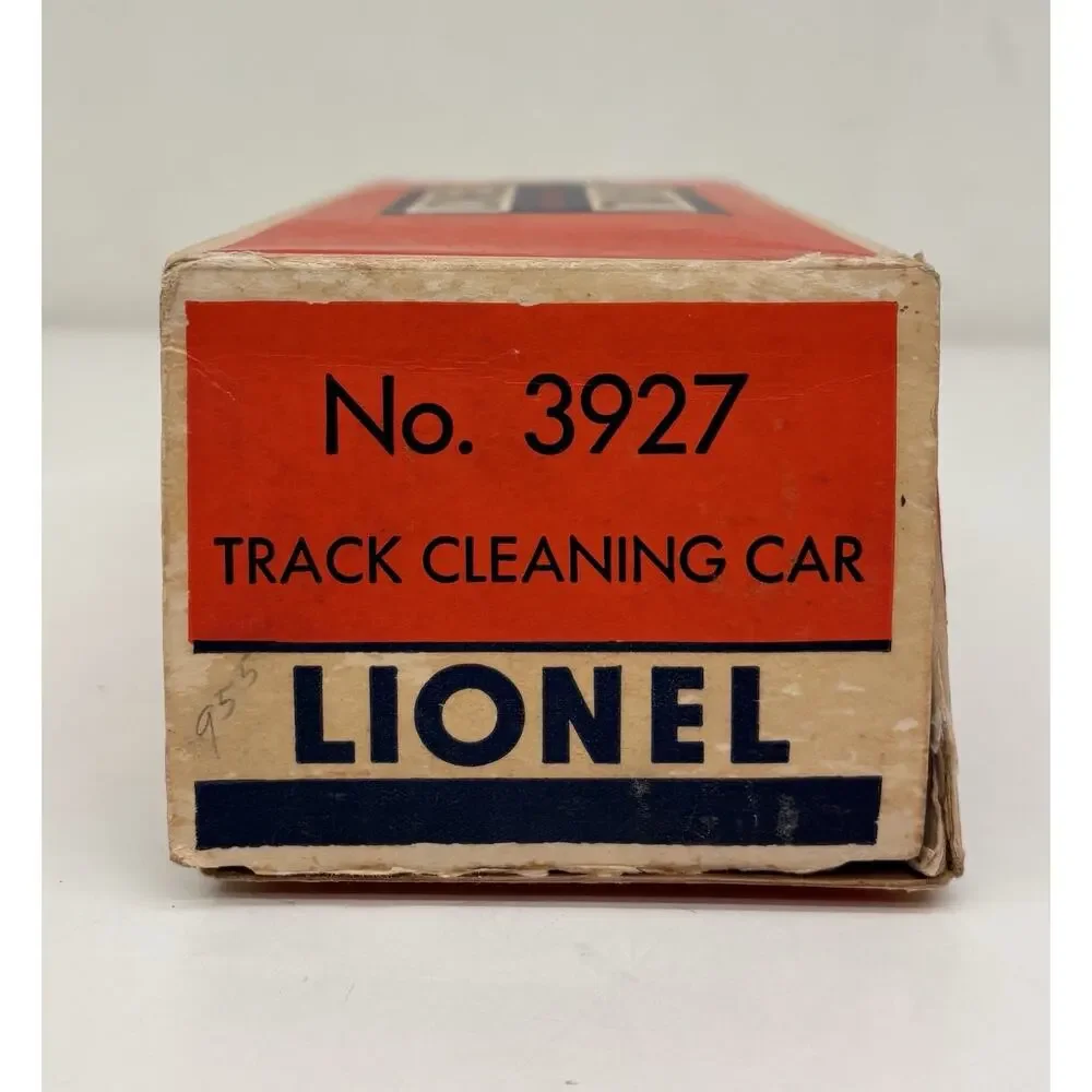 Lionel Postwar Track Cleaning Car 3927 w/ Bottles Instructions Original Box